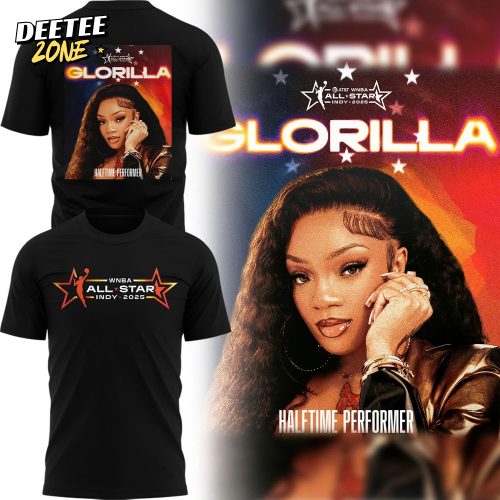 GloRilla x 2025 WNBA All-Star Game T-Shirt – Black