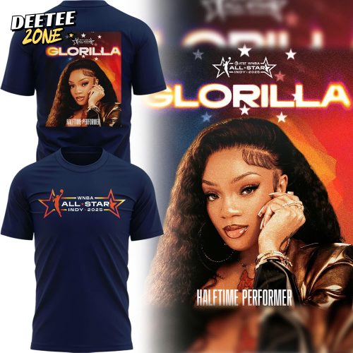 GloRilla x 2025 WNBA All-Star Game T-Shirt – Blue