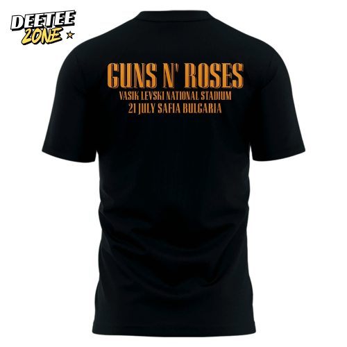 Guns N’ Roses World Tour to Bulgaria 2025 T-Shirt