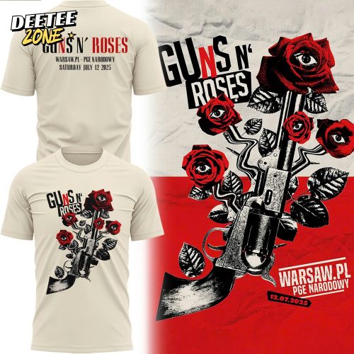 Guns N’ Roses World Tour to Warsaw 2025 Shirt – Begie