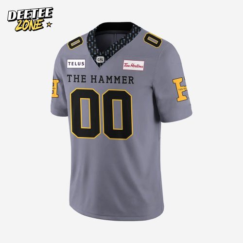 Hamilton Tiger-Cats “The Hammer” Special Grey Jersey