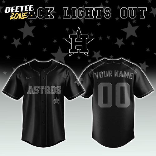 Houston Astros x Black Lights Out Limited Edition Baseball Jersey
