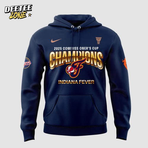 Indiana Fever 2025 WNBA Commissioner’s Cup Champions Hoodie
