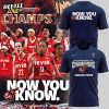 Indiana Fever 2025 WNBA Commissioner’s Cup Champions “Now You Know” Special Black Tee