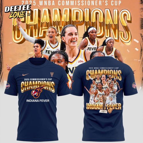 Indiana Fever 2025 WNBA Commissioner’s Cup Champions Shirt