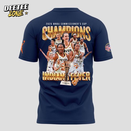 Indiana Fever 2025 WNBA Commissioner’s Cup Champions Shirt