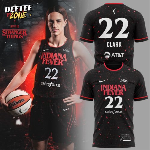 Indiana Fever #22 Caitlin Clark x Stranger Things Special Tee