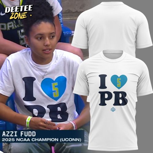 Indiana Fever Special New I Love PB White T-Shirt
