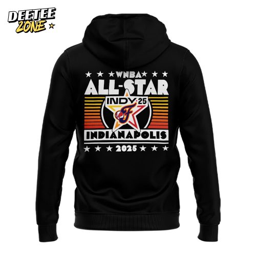 Indiana Fever WNBA All Star 2025 Black Hoodie