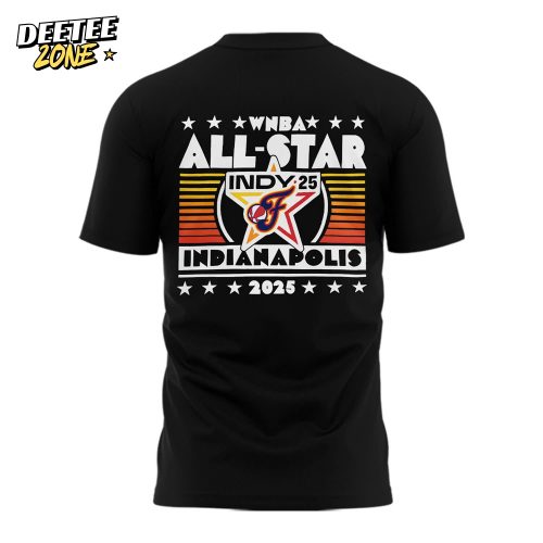 Indiana Fever WNBA All Star 2025 Black T-shirt