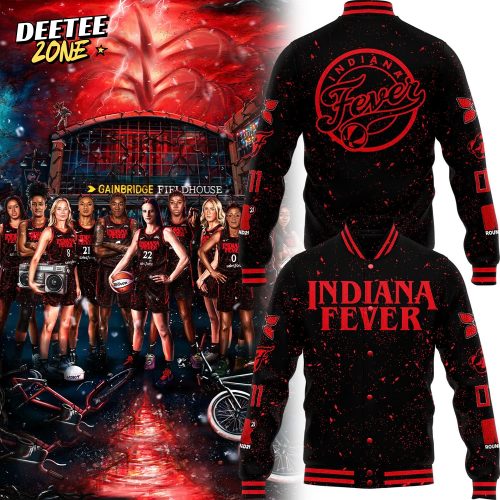 Indiana Fever x Stranger Things Rebel Swingman Limited Edition Baseball Jacket