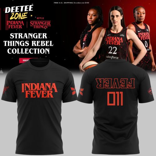 Indiana Fever x Stranger Things Rebel Swingman Limited Edition Shirt