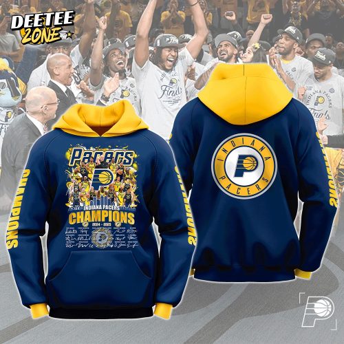Indiana Pacers Champions 2025 3D Unisex Hoodie