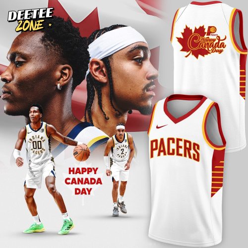 Indiana Pacers “Happy Canada Day” Limited Edition Basketball Jersey