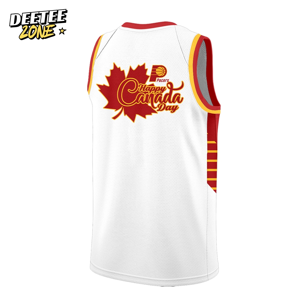 Indiana Pacers "Happy Canada Day" Limited Edition Basketball Jersey Indiana Pacers "Happy Canada Day" Limited Edition Basketball Jersey