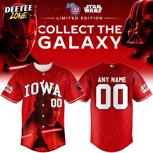 Iowa Cubs x Star Wars Baseball Jersey 2025 – Darth Maul