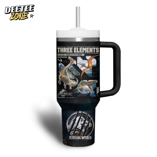 Jurassic World Rebirth A New Era Is Born 40oz Tumbler With Handle