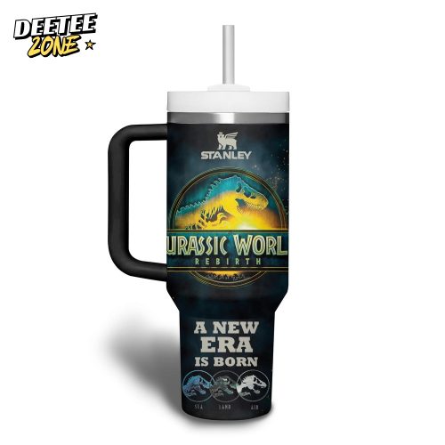 Jurassic World Rebirth A New Era Is Born 40oz Tumbler With Handle