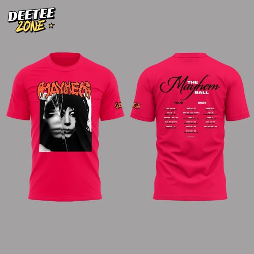 Lady Gaga The Mayhem Ball Tour 2025 Limited Edition Shirt