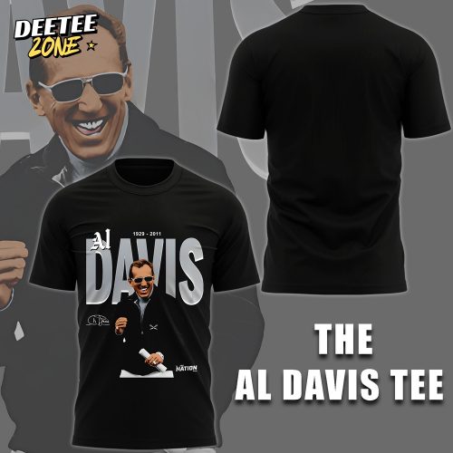 Las Vegas Raiders “The AL Davis Tee” 2025 T-shirt – Black