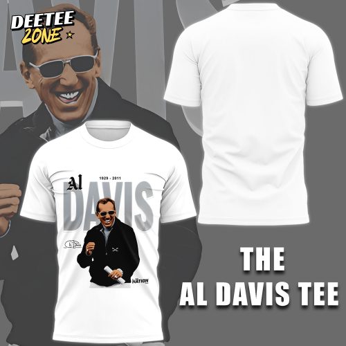 Las Vegas Raiders “The AL Davis Tee” 2025 T-shirt – White