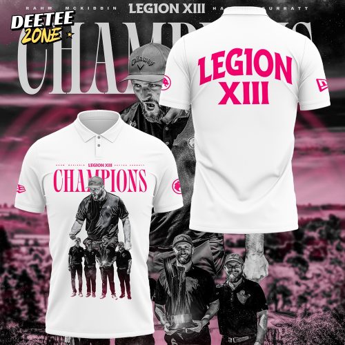 Legion Back-To-Back Champions Limited Edition Polo Shirt – White