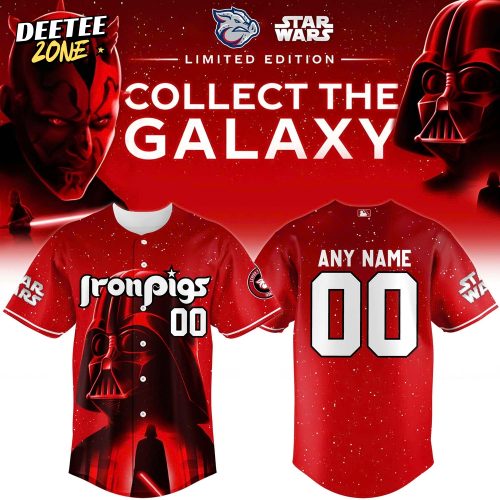 Lehigh Valley IronPigs x Star Wars Baseball Jersey 2025 – Darth Vader