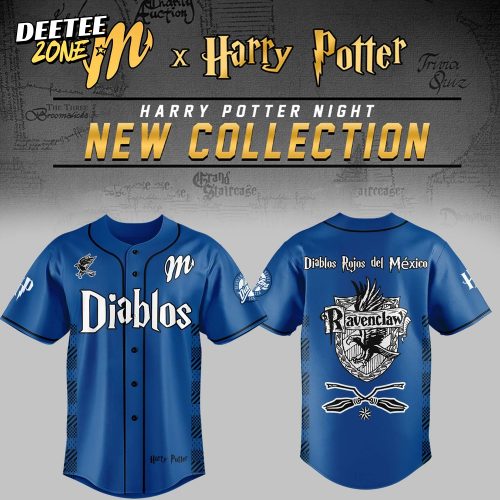 Limited Edition Diablos Rojos del México x Harry Potter Night Ravenclaw House Jersey