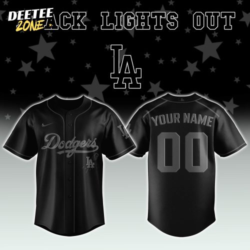 Los Angeles Dodgers x Black Lights Out Limited Edition Baseball Jersey