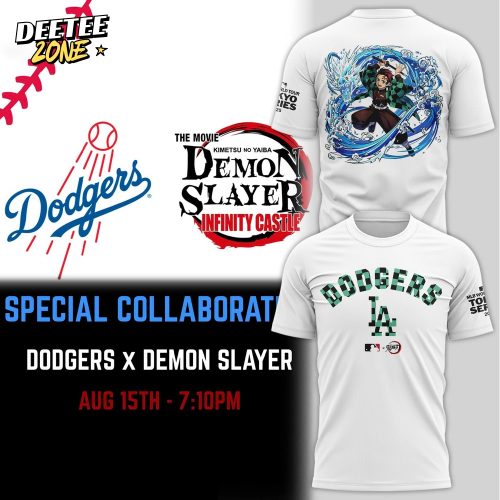 Los Angeles Dodgers x Demon Slayer Infinity Castle Special Shirt