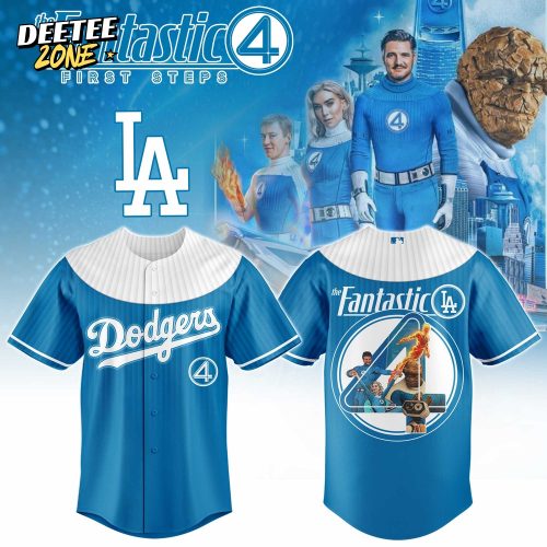 Los Angeles Dodgers x Fantastic Four Legends Unite Hero Baseball Jersey