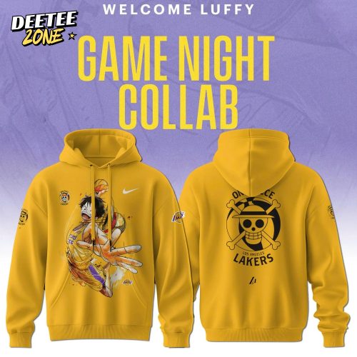 Luffy Are Joining The Lakers NBA Hoodie Set Custom