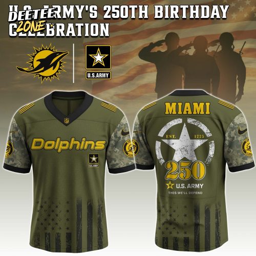 Miami Dolphins NFL x 250 U.S. ARMY Jersey