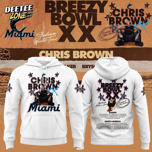 Miami Marlins x Chris Brown 2025 Limited Hoodie