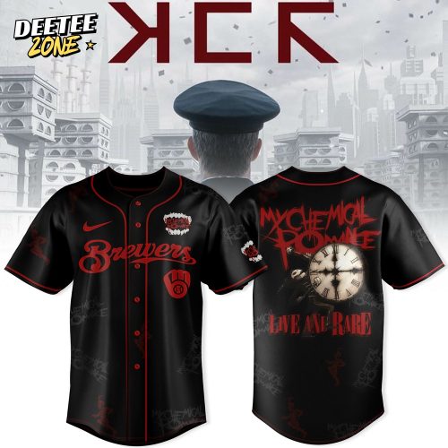 Milwaukee Brewers x My Chemical Romance Tour 2025 Jersey