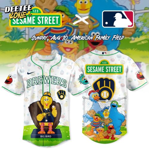 Milwaukee Brewers x Sesame Street 2025 Limited Jersey