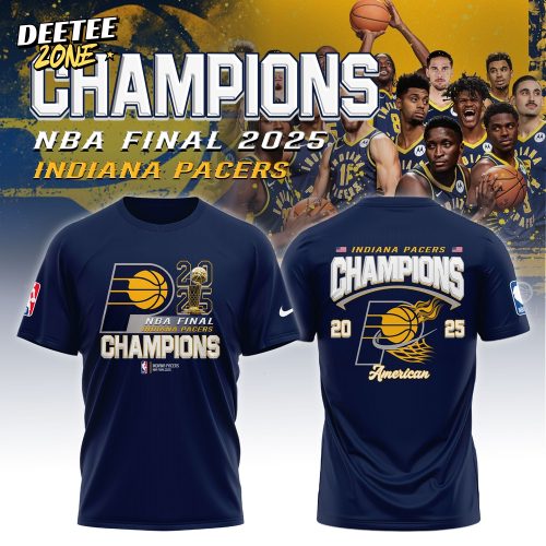 NBA Indiana Pacers T-shirt 2025 NBA Final Winners