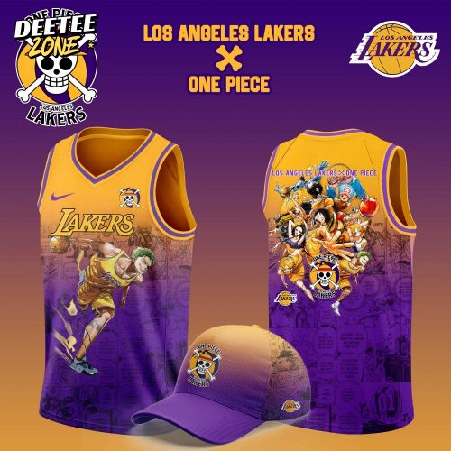 NBA Los Angeles Lakers Basketball Jersey Roronoa Zoro One Piece