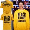 NBA Los Angeles Lakers History Month Custom T-shirt Jogger Cap