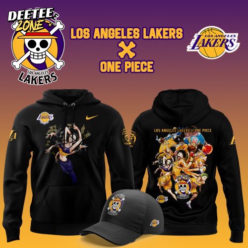 NBA Los Angeles Lakers Hoodie Set Custom Nico Robin One Piece
