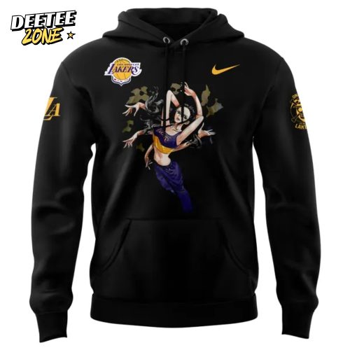 NBA Los Angeles Lakers Hoodie Set Custom Nico Robin One Piece