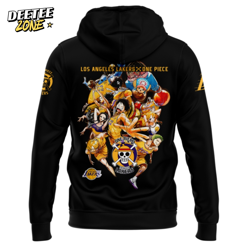 NBA Los Angeles Lakers Hoodie Set Custom Nico Robin One Piece NBA Los Angeles Lakers Hoodie Set Custom Nico Robin One Piece