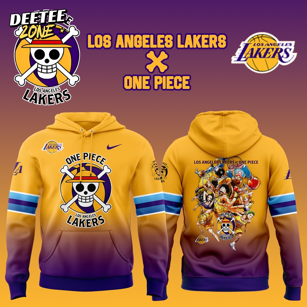 NBA Los Angeles Lakers Hoodie Set Custom One Piece NBA Los Angeles Lakers Hoodie Set Custom One Piece