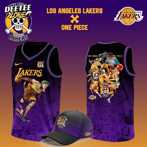 NBA Los Angeles Lakers Roronoa Zoro One Piece Basketball Jersey