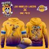NBA Los Angeles Lakers Hoodie Set Custom Roronoa Zoro One Piece Black