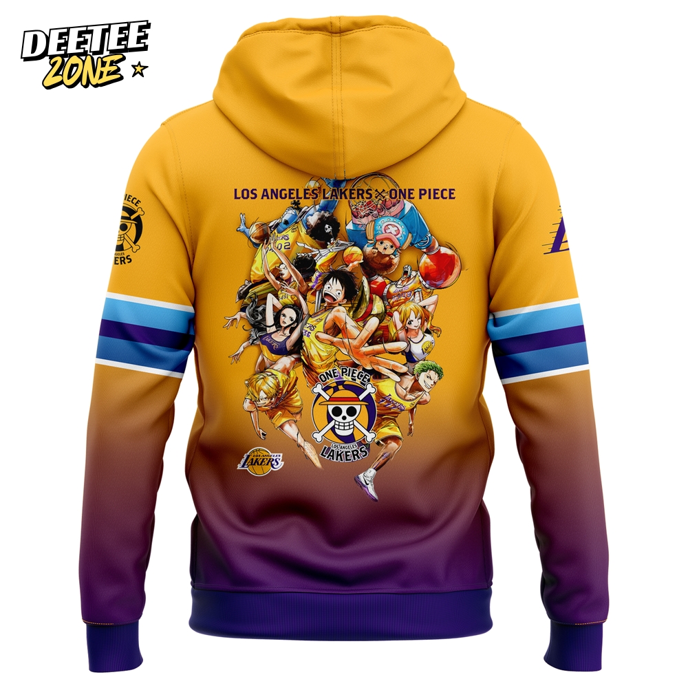 NBA Los Angeles Lakers Roronoa Zoro One Piece Hoodie Set Custom NBA Los Angeles Lakers Roronoa Zoro One Piece Hoodie Set Custom