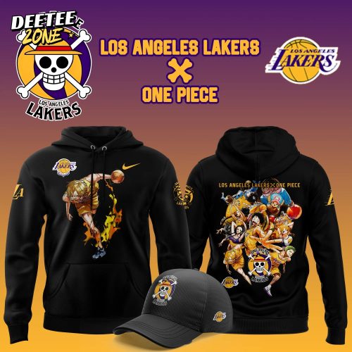 NBA Los Angeles Lakers Sanji One Piece Hoodie Set Custom