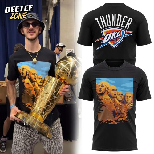 NBA Oklahoma City Thunder T-shirt Custom Alex Caruso Mt Rushmore