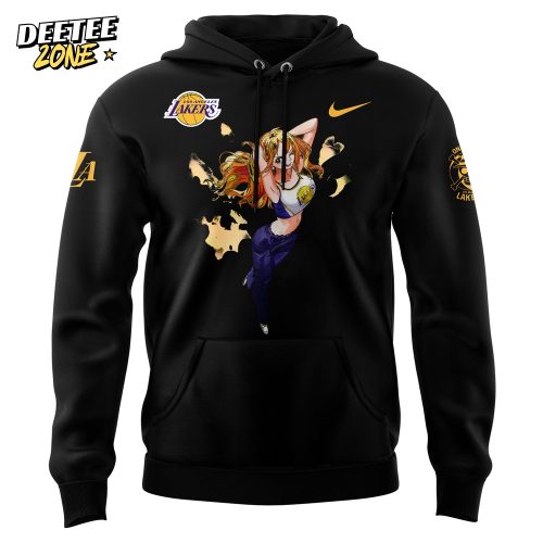 Nami Piece Are Joining The Lakers NBA Hoodie Set Custom