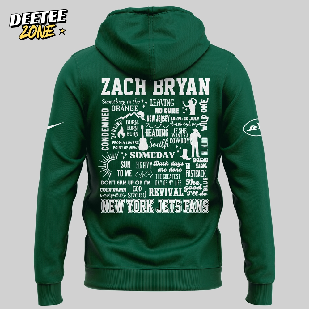 New York Jets x Zach Bryan "Kings of Leon" Special Hoodie New York Jets x Zach Bryan "Kings of Leon" Special Hoodie